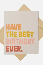 [Typo] Typo - HAVE THE BEST BIRTHDAY EVER - Have the best birthday ever OSFA HAVE THE BEST BIRTHDAY EVER