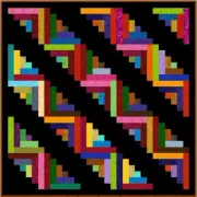 HOP SCOTCH - 65"x 65"- Quilt-Addicts Pre-cut Patchwork Quilt Kit Double