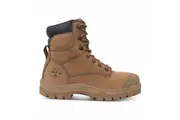 Oliver AT 45-652Z - 150MM Zip Sided Composite Work Boots - Stone