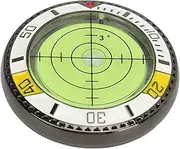 ABS GREEN READER BUBBLE LEVEL PUTting AID BALL BALL MARKER DOUBLE SIDE DESIGN FOR THE FIELD OF THE FIELD OF (Yellow White)