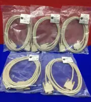 QTY 5 - BLACK BOX BC00230 DB9 M/F CABLE/SERIAL MOUSE-10FT