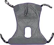 Full Body Mesh Commode Patient Lift Sling, Size Large, 270kg Weight Capacity