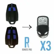 3 x RIB Sun T443-2CH/T443-4CH/T443 Duplicator Garage/Gate Remote 433.92MHz