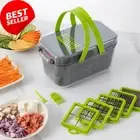 Vegetable Chopper - 22-in-1 Mandoline Slicer, Container, Multifunctional