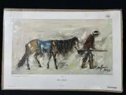 De Grazia "Lost Apache" 1966 Print Arizona 21.5”x 14.5” No 858