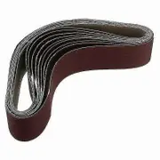 10pack 686x50mm Sanding Belts 1000 Grit Aluminium Oxide Sander Sanding Belts RedBrown