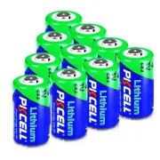 PKCELL CR2 3V Battery CR15H270 Lithium Photo Batteries for Range Finder (10pcs)