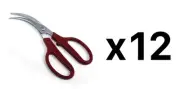 Norpro Shrimp/Prawn Peeler Deveiner Stainless Steel Curved Blade (12-Pack)