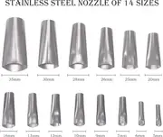 14Pcs Caulk Nozzle Applicator Sealant Finisher Perfect Caulking Finishing Tool