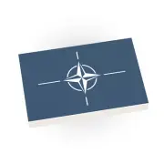 Nato Flag - Custom Printed - Minifig - Brick City