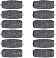 10 Extra Coarse Replacement Roller Refill Heads Compatible with Amope Pedi Perfect Electronic Foot File with Diamond Crystals