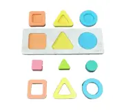 NIB Lovevery Geometric Shapes Stacking Puzzle