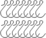 Hysagtek 60 Pcs Metal Mini Gutter Hang Hooks Christmas Lights Ornament Hook Weat