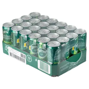 【Perrier】氣泡礦泉水鋁罐(330ml×24 入×箱)《泡泡生活》