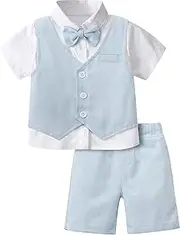 [mintgreen] Baby Boy Christening Outfit Tuxedo Suit Set