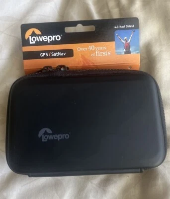 Lowepro GPS/ SatNav Hard Case - Black 4.3 Navi Shield NEW