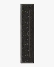 75' x 365' | Machine Washable Runner Rug | Kid & Pet Friendly | Indoor Rug | Alma Soft Black Flatwoven Rug | Ruggable