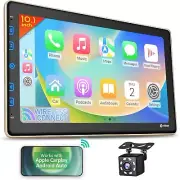 10" Touchscreen Car Stereo with Bluetooth, Backup Camera, Car Audio, Radio New