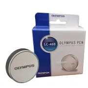 New OLYMPUS LC-48B SILVER Lens Cap for M.Zuiko Digital ED 12mm F2 & 17mm F1.8