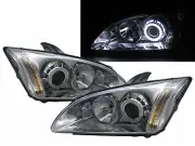 FOCUS MK2 2005-2008 3D/4D/5D CCFL Projector Headlight Chrome EUROPE for FORD RHD