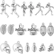 [Ornazy] Craft Supplies Tibetan Charms Pendants Antique Silver Charms for DIY Necklace Bracelet Jewellery Making Crafting Findings Accessory