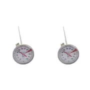 2PK Acurite Large Frothing Thermometer 4cm Dia. Dial Home Kitchen Cooking