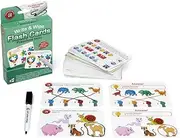 Learning Can Be Fun Write and Wipe Preschool Skills Flash Cards with Marker