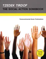Tzedek Tirdof Social Action Jewish Songbook Piano Sheet Music Book 2 CD Pack