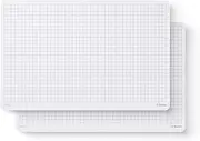 Notsu Graph Desk Notepad 2 Pack | Minimalist Graphing Memo Mouse Pads with Premium Thick Paper, Small 5.5" x 8.5"