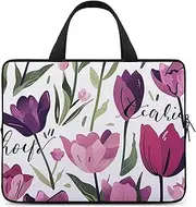 FHPCE Laptop Shoulder Bag 13inch Laptop Bag Computer Bag in Purple Shades Messenger Bag for Unisex