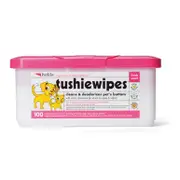 Petkin Tushie Wipes Pet Bottom Wipes For Dogs & Cats (100 pack)