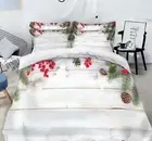 3D White Star Tree O045 Christmas Quilt Duvet Cover Xmas Bed Pillowcases Fay