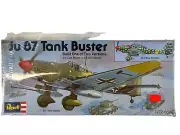 REVELL JU 87 TANK BUSTER G-2/D-5 1/72 VINTAGE MODEL KIT STUKA DIVE BOMBER #1174