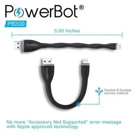 充電線 美國聲霸SoundBot PowerBot PB300 Apple Lightning 快速充電線 A