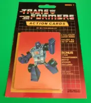 Transformers G1 BEACHCOMBER Action Cards Milton Bradley Hasbro Sealed Pack 1985