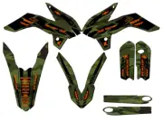 2013-2014 SX 105 APACHE Green Senge Graphics Kit Compatible with KTM