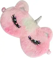 ELAYARD Unicorn Designed Sleep Mask Soft Household Eye Cover Light Blocking for Sleeping Travel Accessory for Comfortable Eye Patch for Relaxation