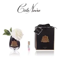 在飛比找博客來優惠-【法國 Cote Noire 寇特蘭】茶玫瑰香氛花橢圓黑瓶(