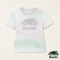在飛比找momo購物網優惠-【Roots】Roots小童-繽紛花卉系列 渲染海狸經典短袖