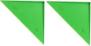BESPORTBLE 2pcs Soccer Table Corner: Edge Protector Triangle Foosball Machine Accessories Foosball Table Corner Ramps