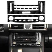 Carbon Fiber Center Console CD Panel Trim Sticker For LEXUS IS250 IS350 14-18 (for: Lexus)