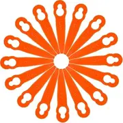 100pcs Replacement Plastic Blades Accessories for STIHL Polycut 2-2 FSA 45 Lawnmower Trimmer Grass Mowing Nylon Blades Garden Lawn Cutter