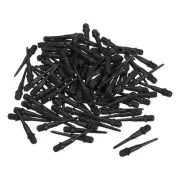 Plastic Dart Tips, 60 Pack 2BA Thread Soft Dart Tips Dart Accessories, Black