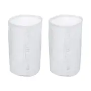 120 Mesh Paint Filter Bag 7.9" Dia Nylon Strainer with Drawstring 2Pcs