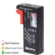 Battery Tester, Universal Battery Checker for AAA AA C D 9V 1.5V Button Cell