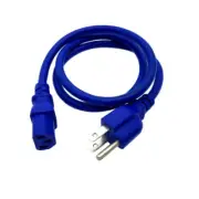 3' Blue Power Cord for ECOXGEAR ECOBOULDER+ SPEAKERS Replacement Cable