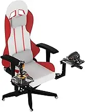 EG STARTS 2 Set Flight Sim Game Joystick Throttle & Hotas Chair Mounts Systems Compatible for Thrustmaster T.16000M FCS, SimTask Farmstick, Hotas Warthog, Logitech X52, X56 Chair Mount