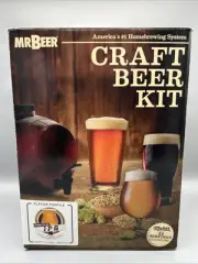 Mr. Beer IPA Long Play Craft Beer 2 Gallon Home brew Making Kit Brown Keg New