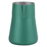 Stainless Steel Maple Milk Frothing Pitcher, Latte Art Cup, Home Use, Green, 350ml