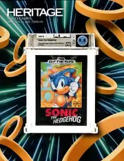 HERITAGE VIDEO GAMES AUCTION CATALOG SONIC HEDGEHOG SEGA GENISIS WATA 9.8 COVER